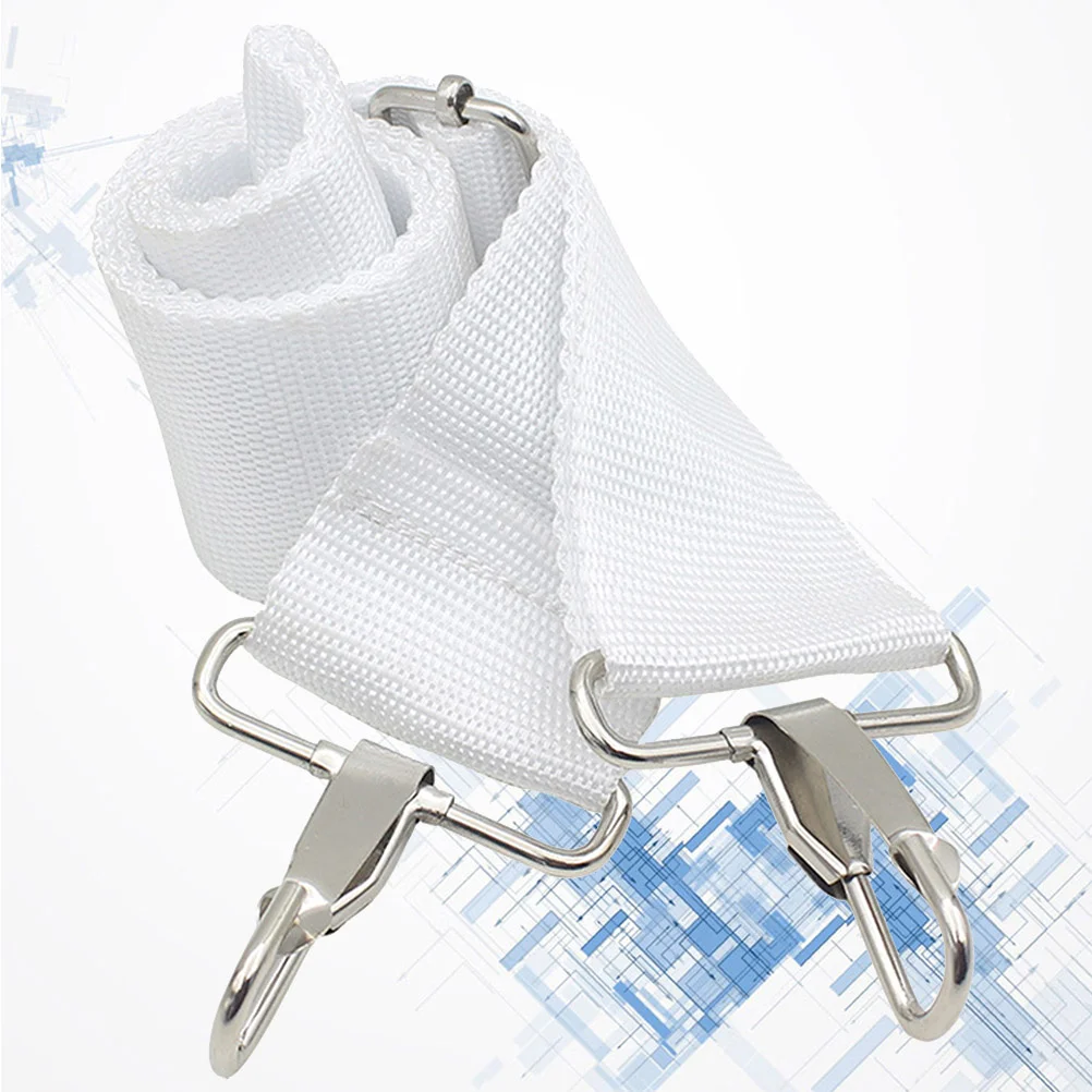 

Drum Strap Snare Sling Suspender Acessories Adjustable Set Drums White Belt Marching Percussion