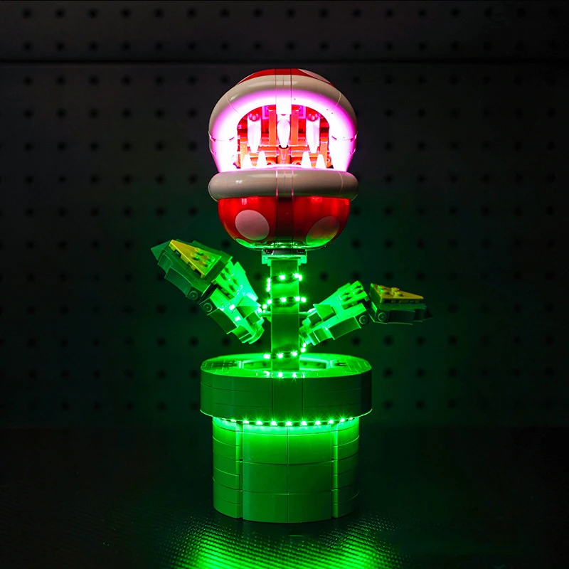 Комплект светодиодных фонарей сделай сам для LEGO Flower 71426 Piranha Plant (только