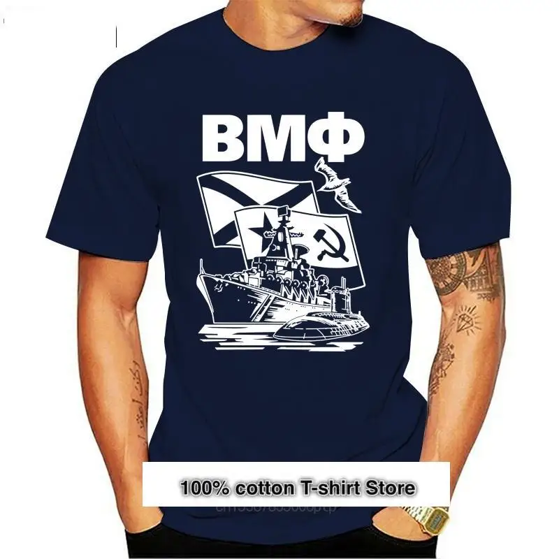 

Camiseta de la flota marina para hombre, ropa милитари, России, унисекс, holgada, 2020