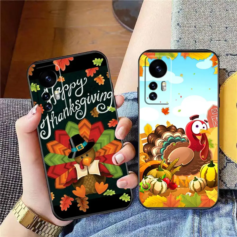 

Phone Case For Xiaomi Mi 13 12 12T 11 11T 10 9SE 9 CC9 8SE 8 6 6X 5 5S 5X Pro Tpro Lite Plus Fundas American Thanksgiving Turkey