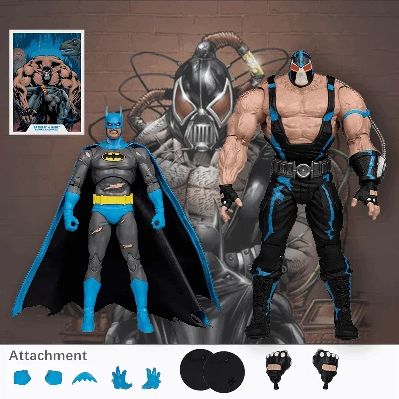 McFarlane Toys Batman: Knightfalls Bane VS Batman DC Multiverse Фигурка Передвижная фигурка Коллекция Модель