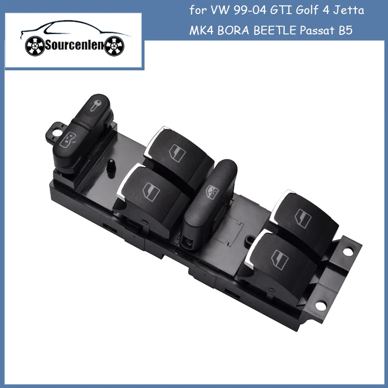 

Кнопка переключателя оконного управления для VW 99-04 GTI Golf 4 Jetta MK4 BORA BEETLE Passat B5 B5.5 3BD 959 857