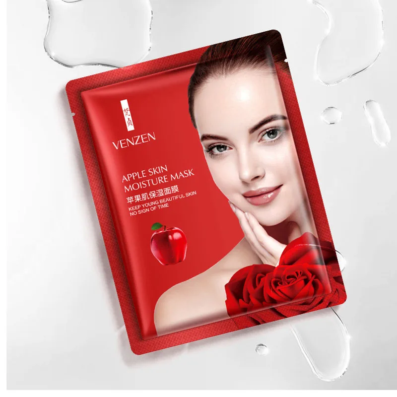 Увлажняющая маска для лица Apple мышц сужает поры осветляет тон кожи контроля