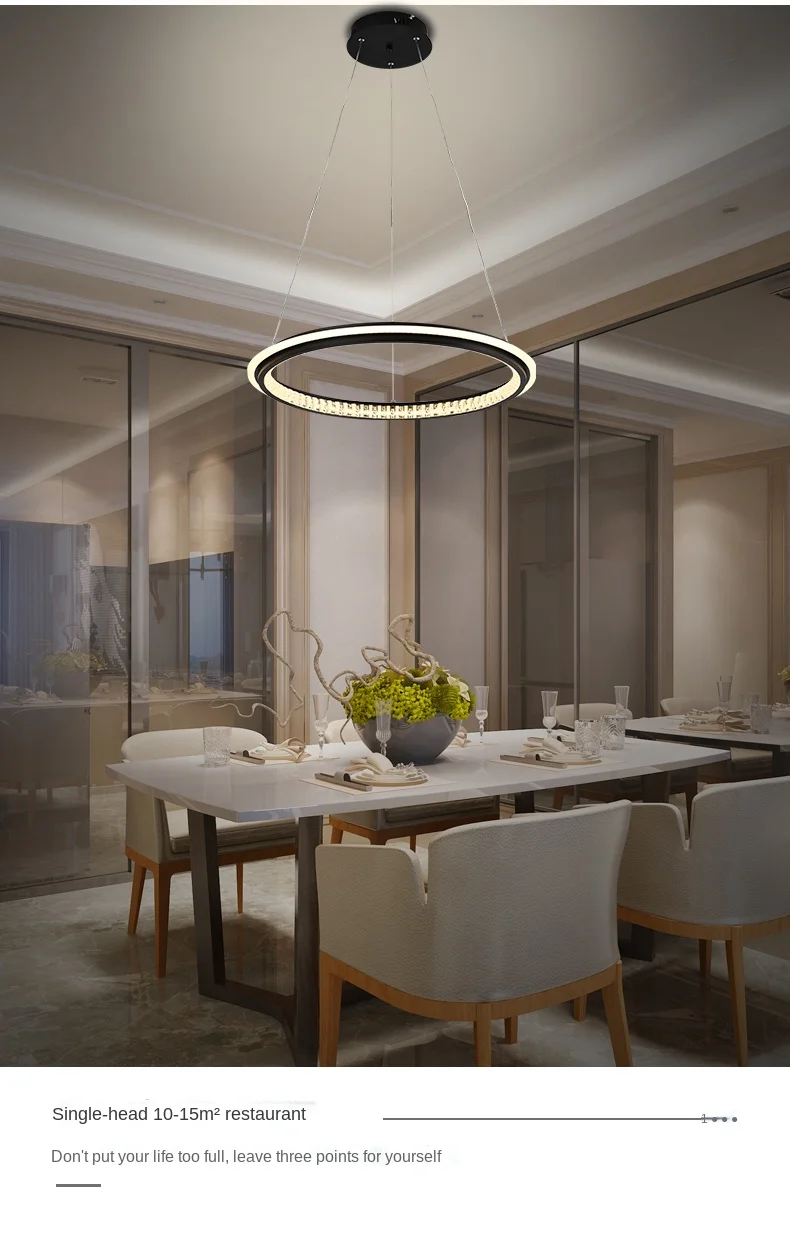 

Pendant Lights Dining Room Furniture Kitchen Island Pendant Lights Crystal Light LED Chandelier