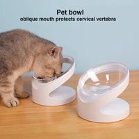 non slip dog cat feeding bowl cat accessories food bowl 15 degree neck protector design dog water bowl pet supplies