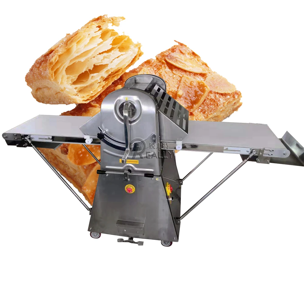 

Vertical Professional Electric Pastry Bread Dough Sheeter Kneader Bakery Laminator Laminoir Making Machine