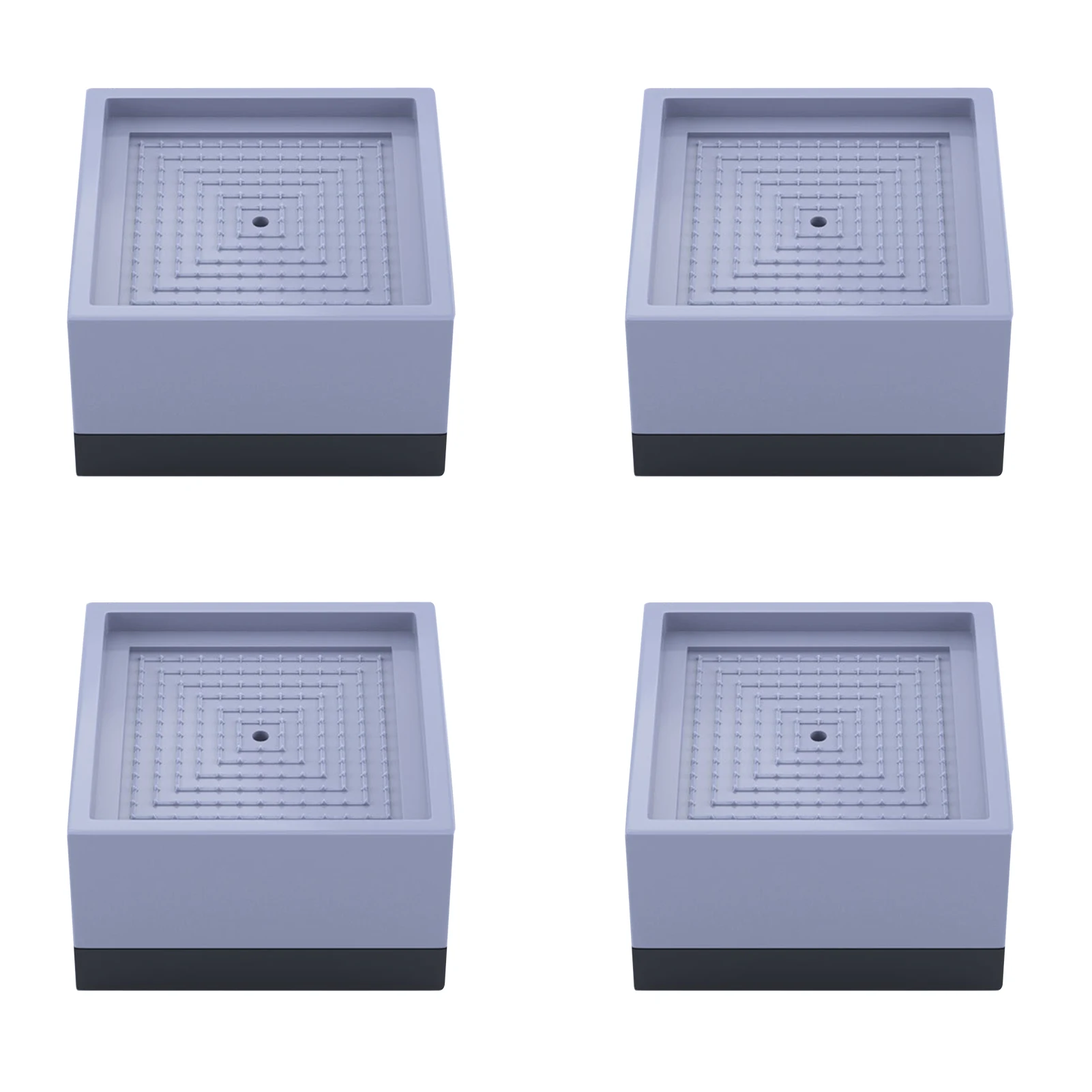 

4pcs/pack Non Slip Shockproof TPU Sofa Bed Leg Washing Machine Accessories Furniture Riser Pad Square Increase Height Universal