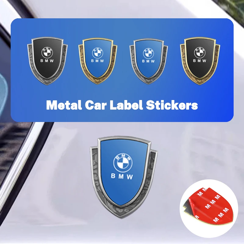 3D автомобильная наклейка с металлическим знаком декоративная гальваническая