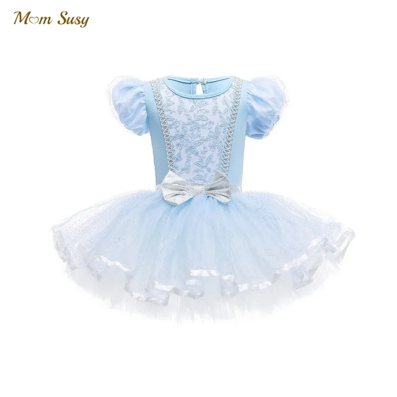 

Пышное балетное платье-пачка для маленьких девочек, детское фатиновое платье с коротким рукавом для маленьких девочек, одежда для вечеринок и танцев