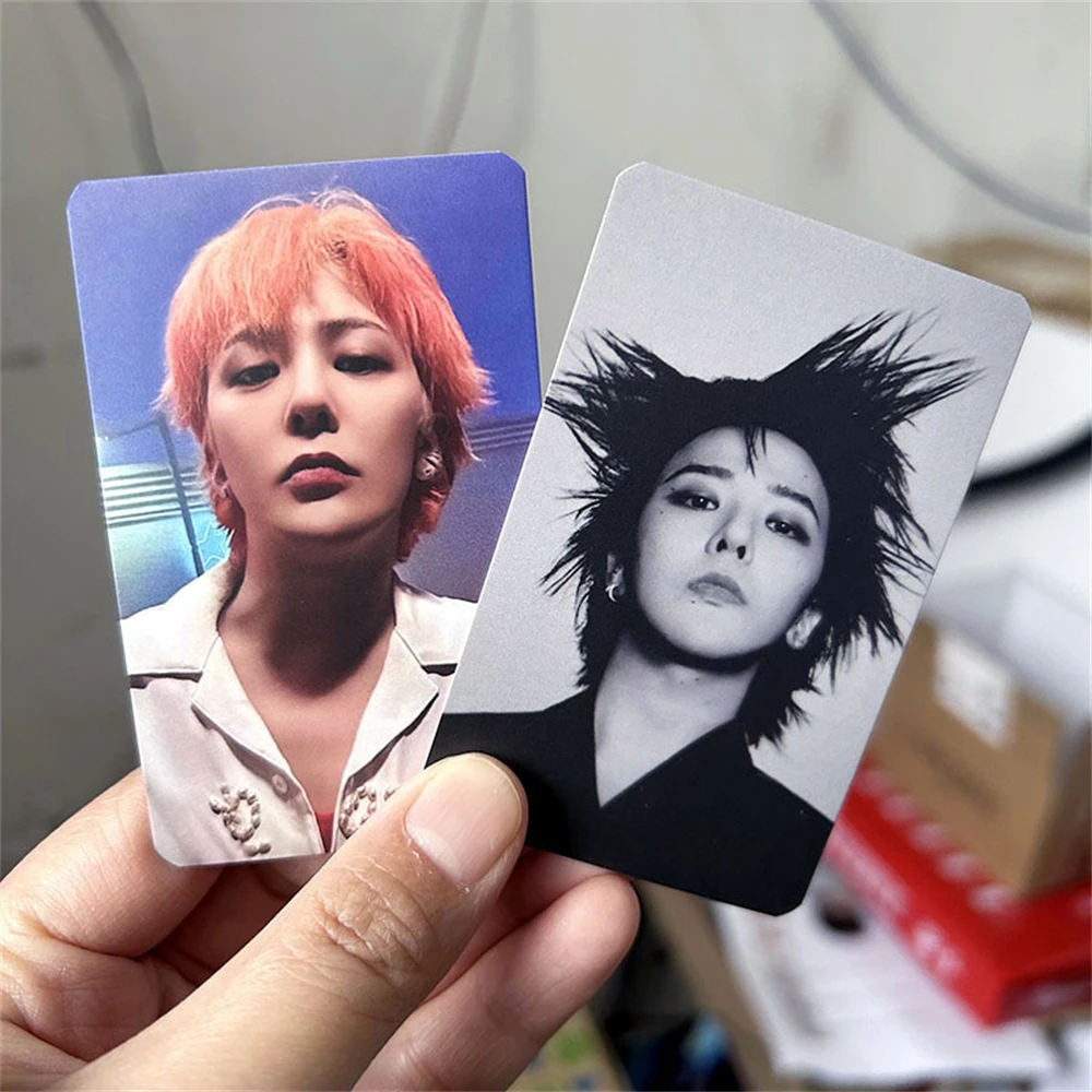 Фото 5 шт./компл. KPOP Bigbang G-DRAGON бумажные карты 600mensch альбом фотокарточка GD двусторонняя открытка K4 ломо-карты коллекция фанатов подарок №2