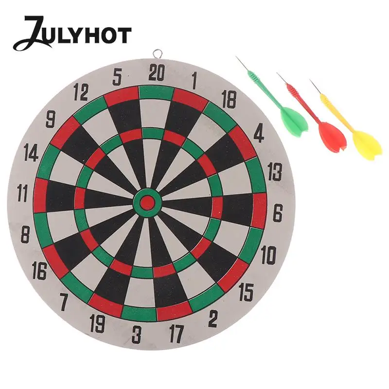 

1 Set New Dart Board & Darts Game Set Perfect for Man Cave Game Room Kids Decoration