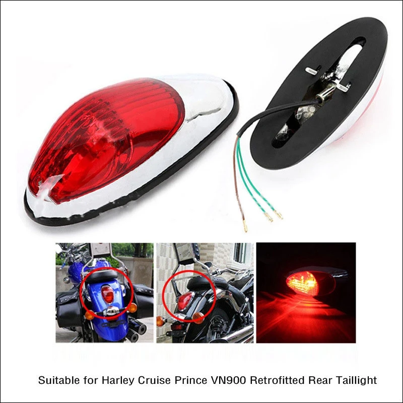 

Motorbike Brake Light Tail Light Rear Indicator for Honda Shadow VLX400 Magna250