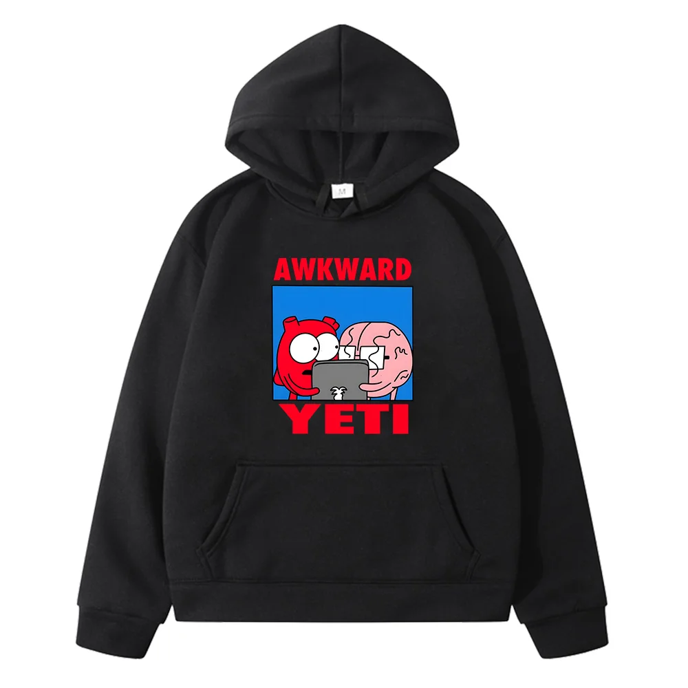 

Manga Awkward Yeti Cute Hoodies Kawaii Graphic Print Kids Sweatshirt Sudadera Long Sleeve Autumn Children Pullovers Boys Girls