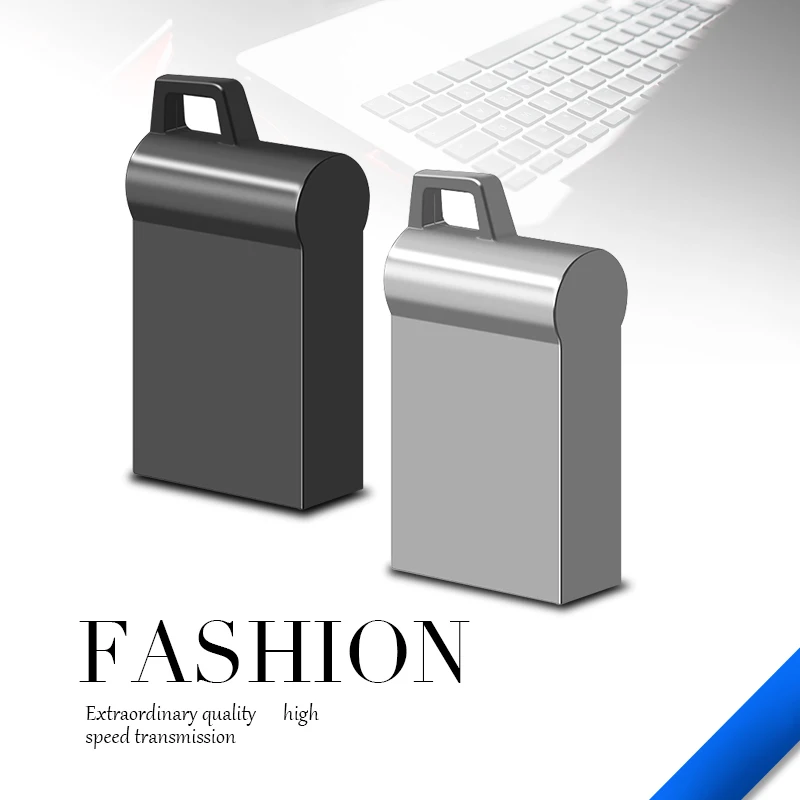 

USB 2.0 Flash Drive Pendrive 32GB 64GB High Speed Memory Stick Key Ring Pen Drives Metal Creative Business Gifts Storage Devices