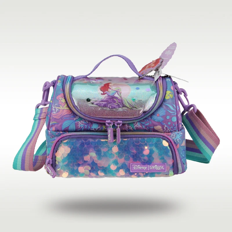 

Австралийская оригинальная сумка для ланча Smiggle, сумки для еды в стиле русалки для девочек, Повседневная сумка для закусок, фруктов, Сумка че...