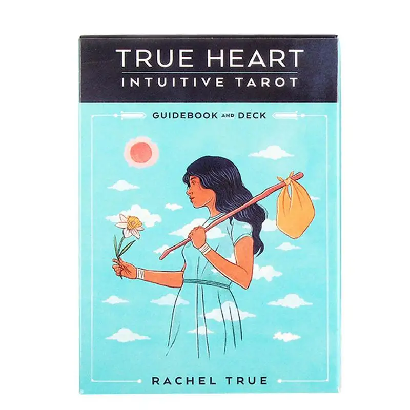 

78 Cards True Heart Intuitive Tarot Oracle Cards For Divination Fate Tarot Deck Board Game For Beginners Tarot Deck Astrology