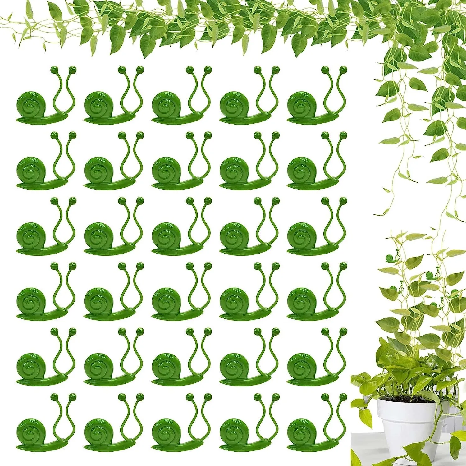 

10 шт., Невидимые Зажимы для растений