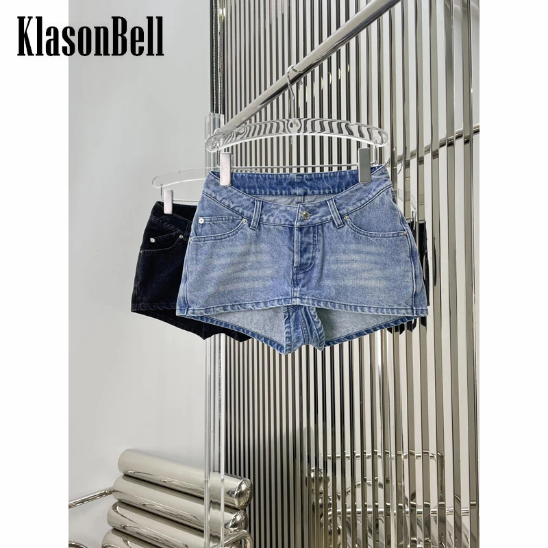 11.16 KlasonBell Sexy Fashion Low-Waist Denim Shorts Skirt Women