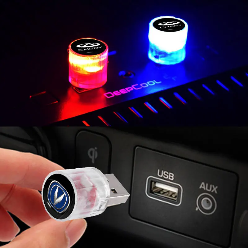 Автомобильный интерьер USB светодиодный окружающий светильник украшение для
