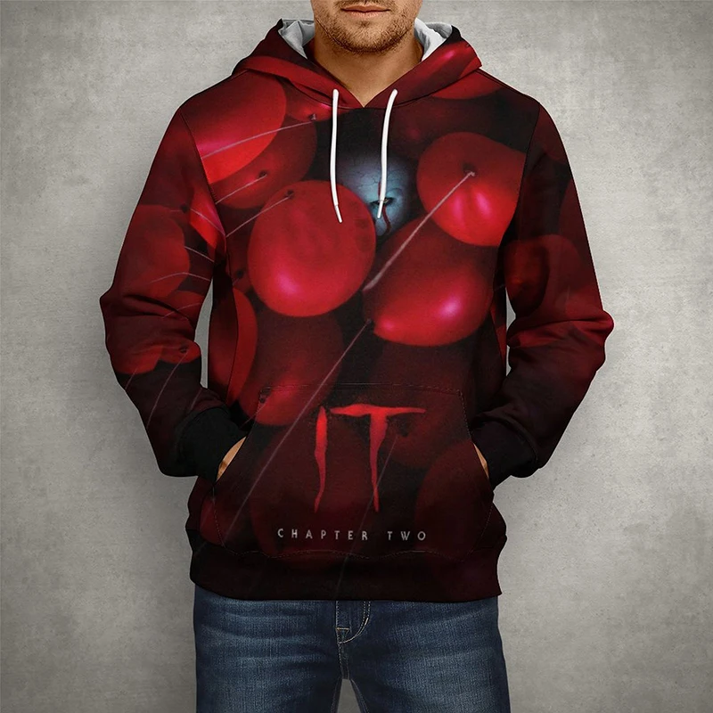 

Толстовка унисекс с 3D принтом из фильма «ужасы»