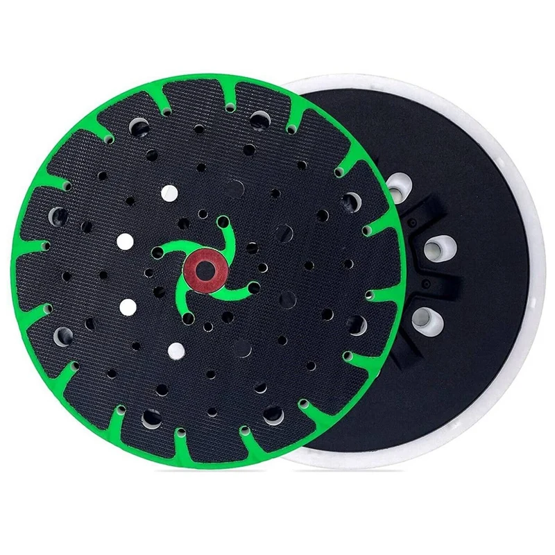 

6 Inch 17 Hole Replacement Sander Pad Random Orbital Dust Extraction Backing Pad Compatible With Festool
