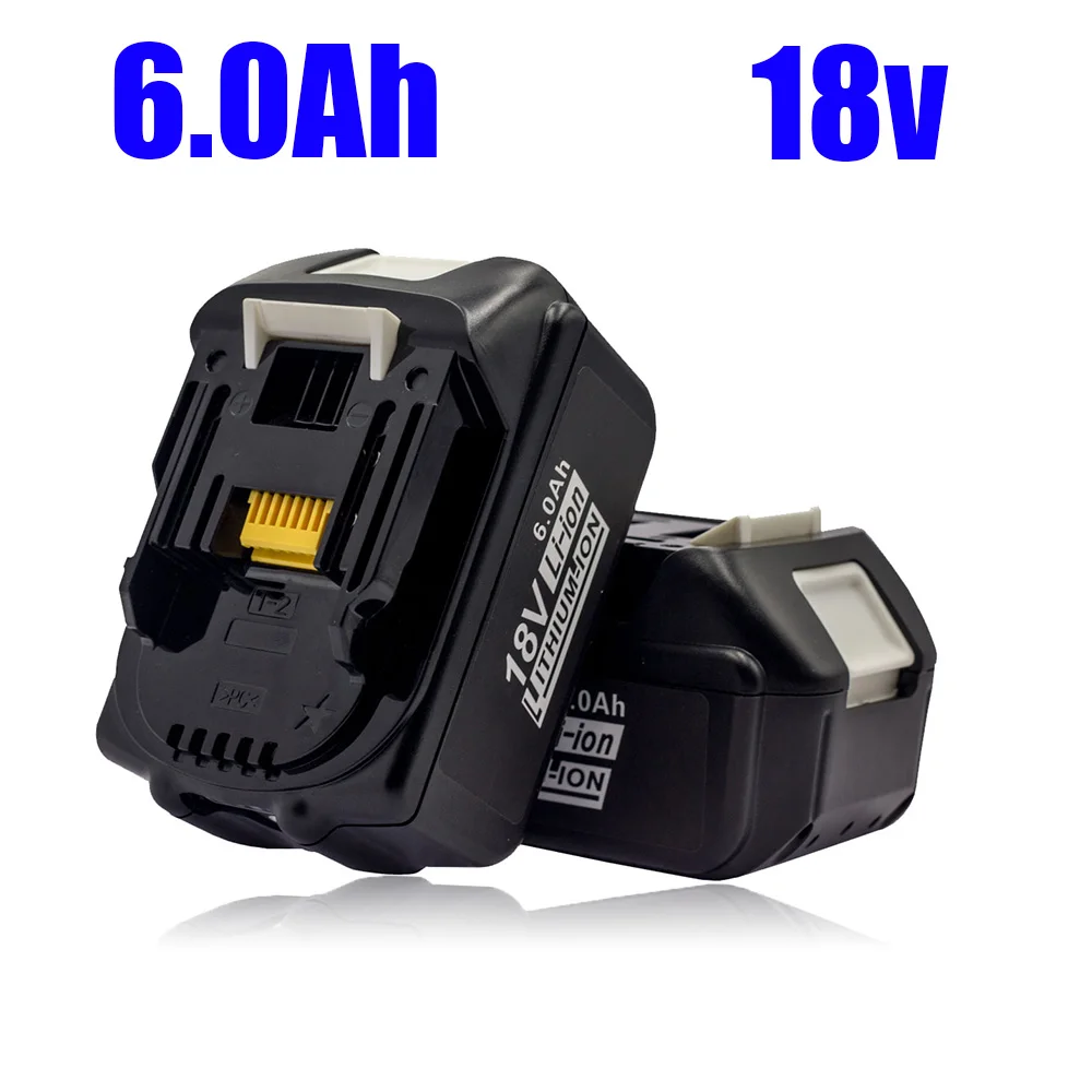 

Latest Upgraded BL1860 Rechargeable Battery 6000mAh Lithium ion for Makita 18v Battery BL1840 BL1850 BL1830 BL1860B LXT 400 CE