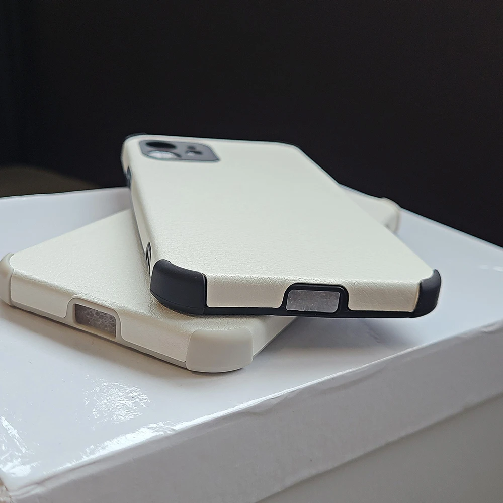 Модный чехол из шкуры ягненка с четырьмя углами для IPhone 13 12 11 Pro Mini XR X XS Max 7 8 Plus SE 2020