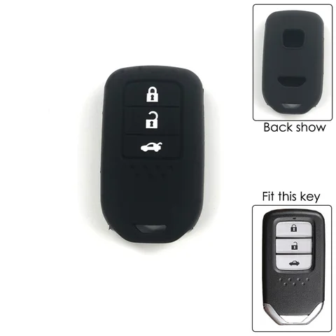 Автомобильный брелок для ключей для HONDA STEPWGN Odyssey Freed Elysion MPV 4 кнопки пульт дистанционного управления защитный чехол силиконовый резиновый чехол