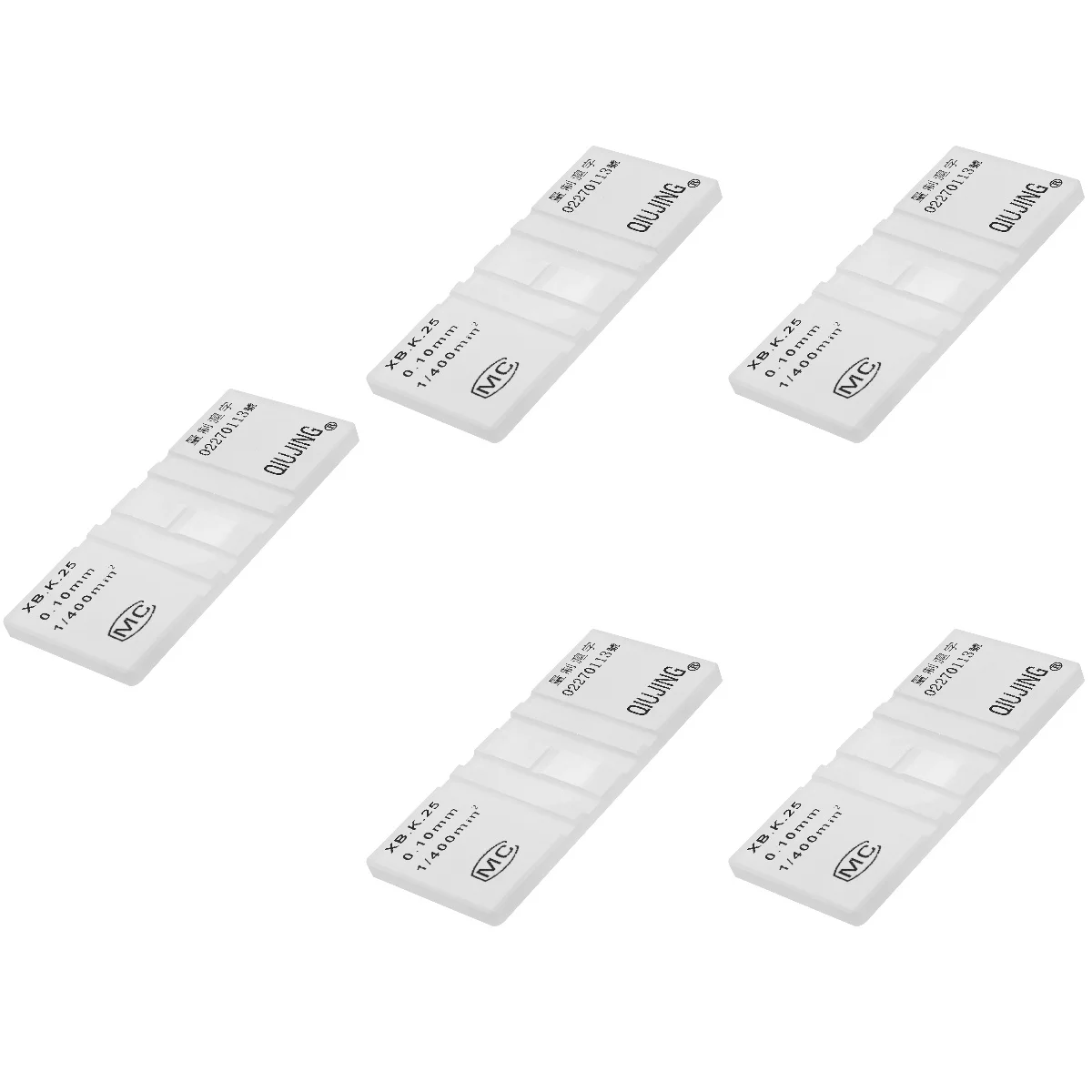 

5 Pc Hemocytometer Cell Counting Chamber Plastic Counter Labs Packaging Blood Board