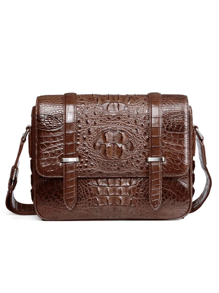 Роскошные деловые Женские портфели из натуральной крокодиловой кожи