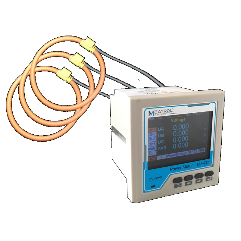 

437 Panel Multifunctional Three-phase Meter /POWER METER Rogowski Coil