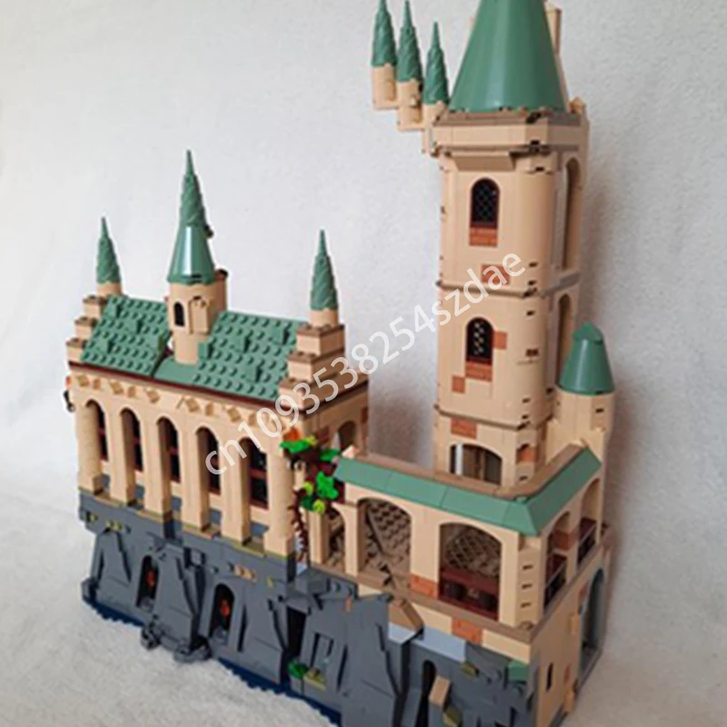 Фото 1823 шт. Moc Hogwarts замок архитектурная модель строительные блоки DIY креативная сборка кирпичи детский праздничный подарок №2