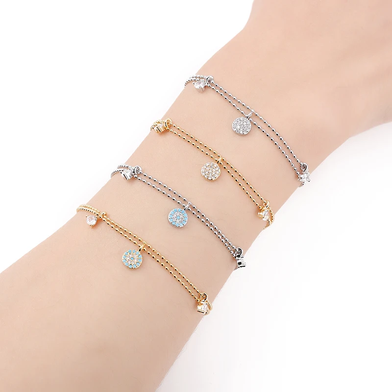 

Bracelet HADIYANA Fashion Jewelry Women's Wedding Bracelet Cubic Zirconia Adjustable Boutique Jewelry SL3499 Wedding Gift