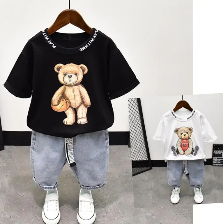 

Футболка с коротким рукавом и шорты для мальчиков 2-6 лет
