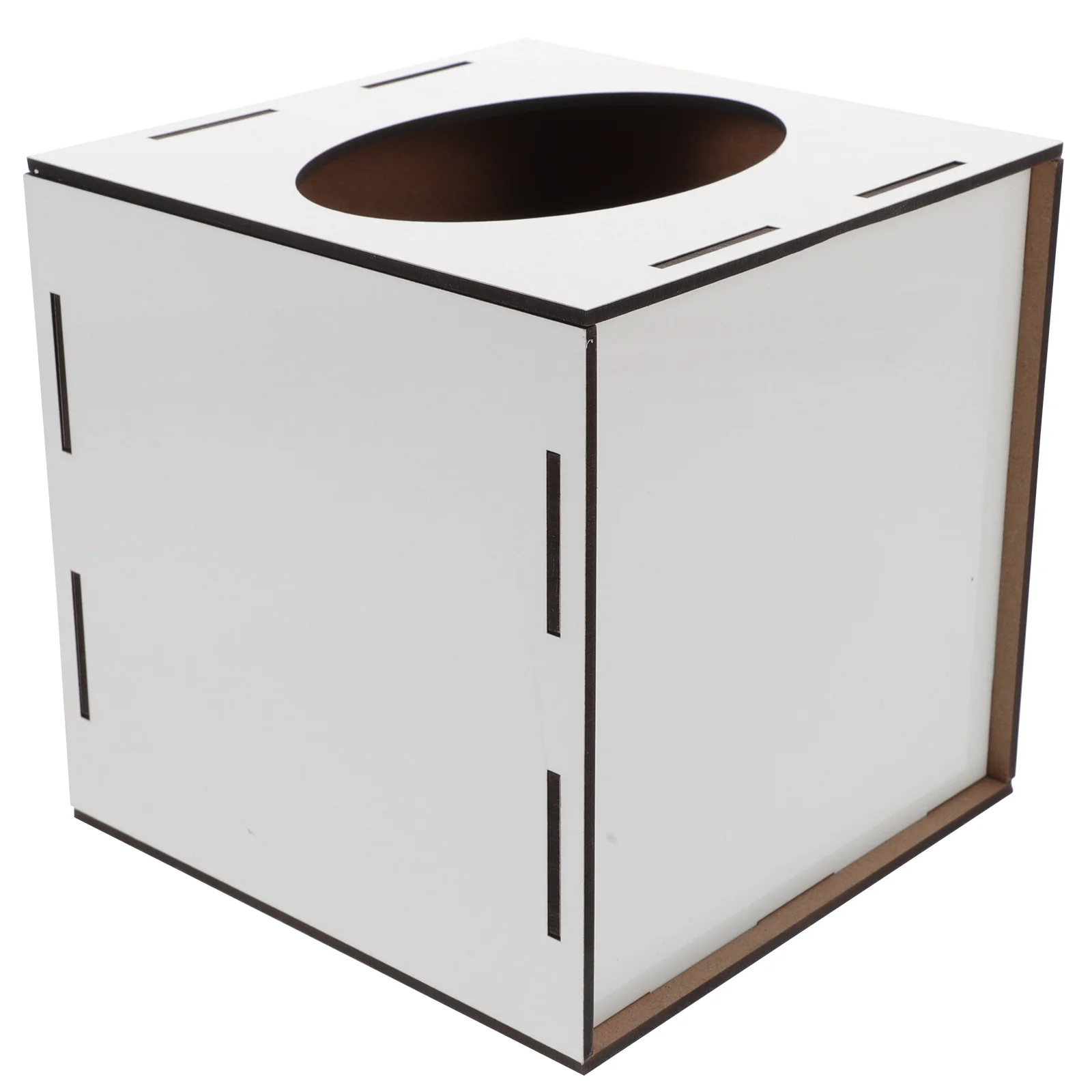 

Tissue Box Dining Table Decor Holder Modern Container Desktop Decoration Rectangle Paper Towel MDF Case Towels