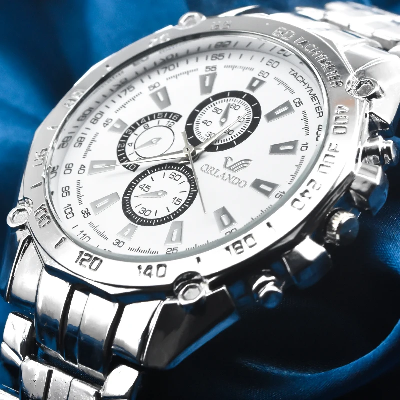 Часы наручные мужские из нержавеющей стали модные брендовые Роскошные