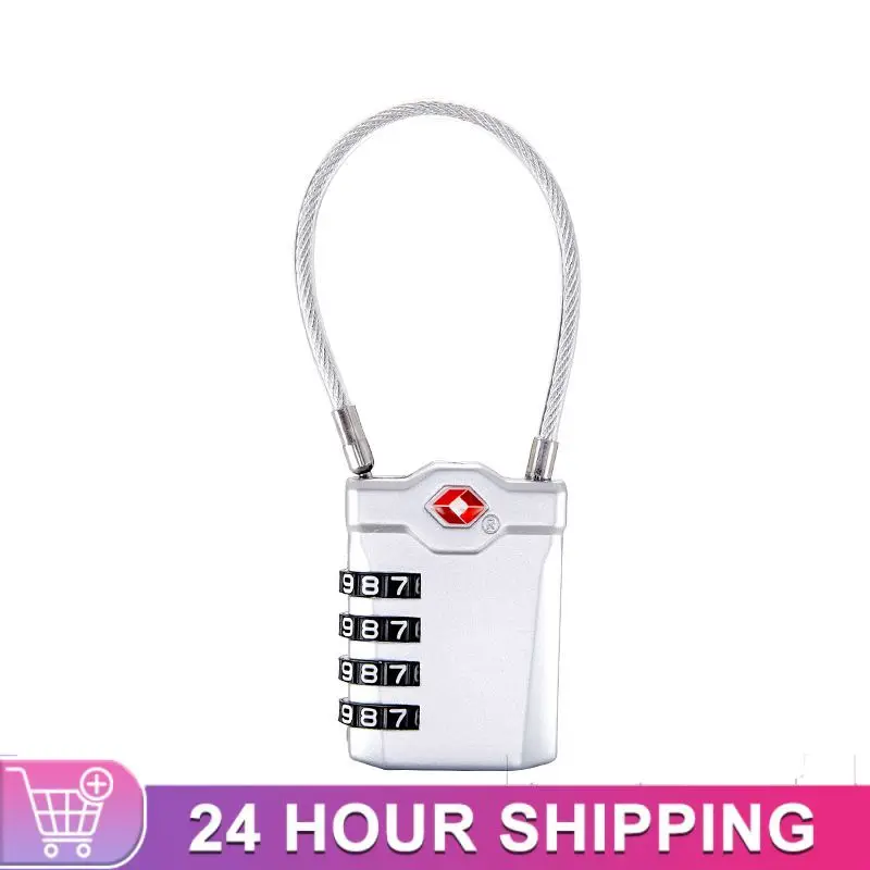 

Password Padlock Portable 4mm Security Lock Zinc Alloy High Quality 3 Digit Password Security Lock Smart Home Tsa Padlock Black