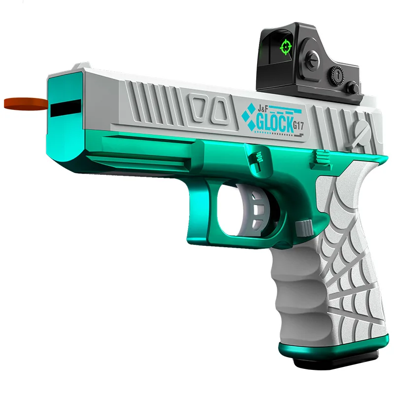 

New Electric Blaster Burst Glock Toy Pistol Plastic EVA Soft Flyer Darts Bullets Gun Simulation Model Handgun Air Gun Boys Gift