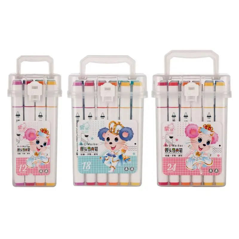 

Маркеры на спиртовой основе, 24/цветов