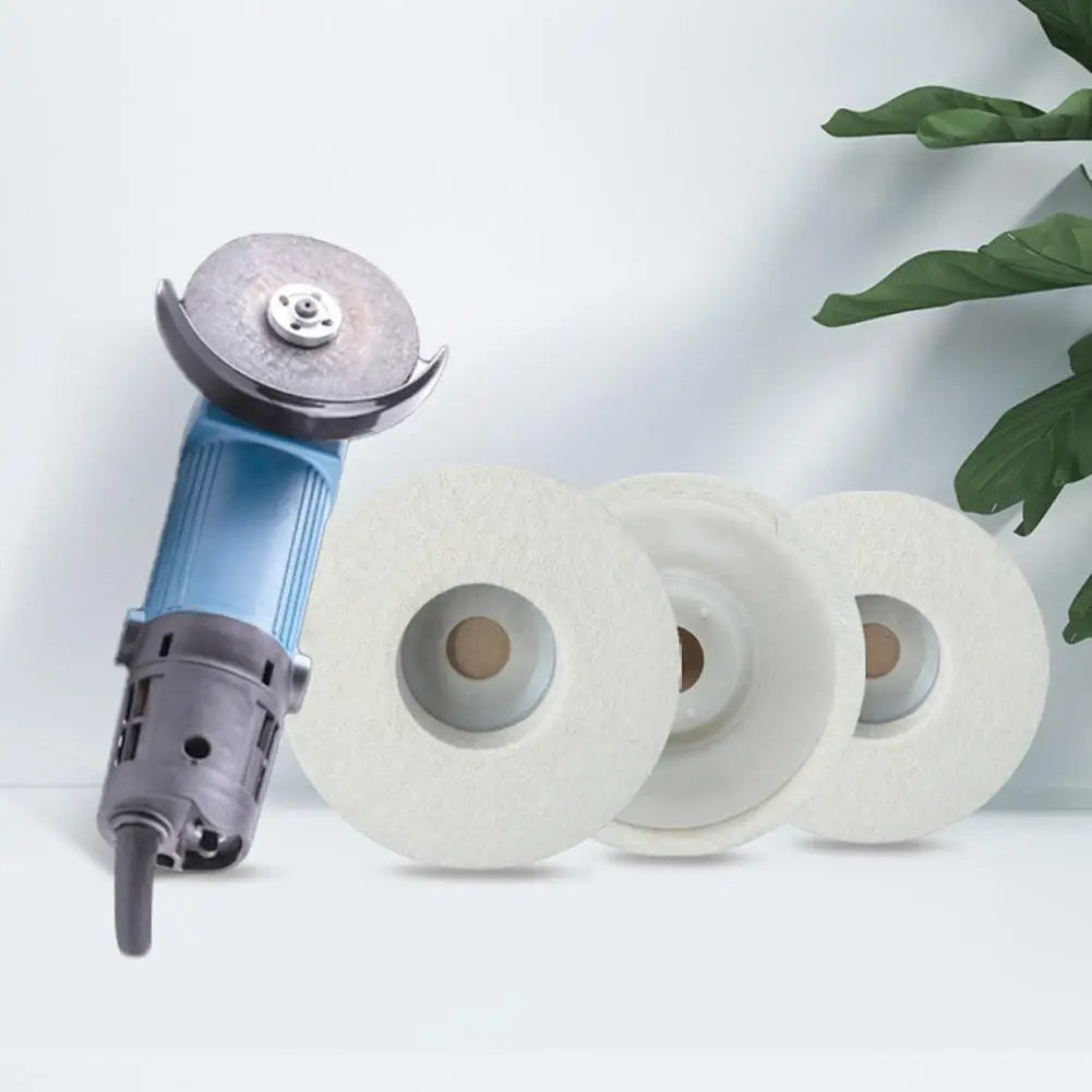

Wool Polishing Wheel Disc Buffing Wheel 100 Angle Grinder Felt Polishing Buffer Pad For Furniture Metal Aluminum Polish Too T0h5