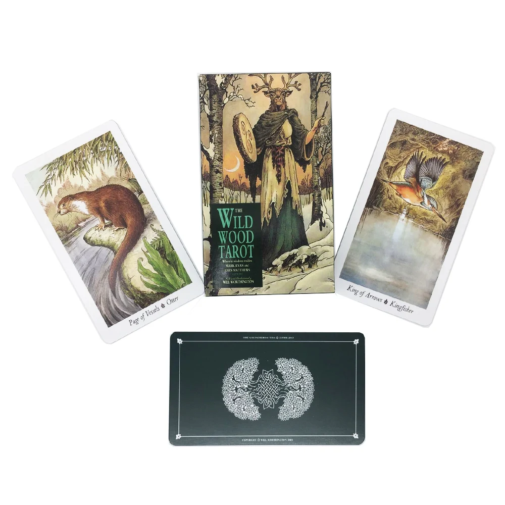 

The Wild Wood Tarot Card Game 78 Cards English Version Friends Party Board Tarot Game Divination Fate Game Card