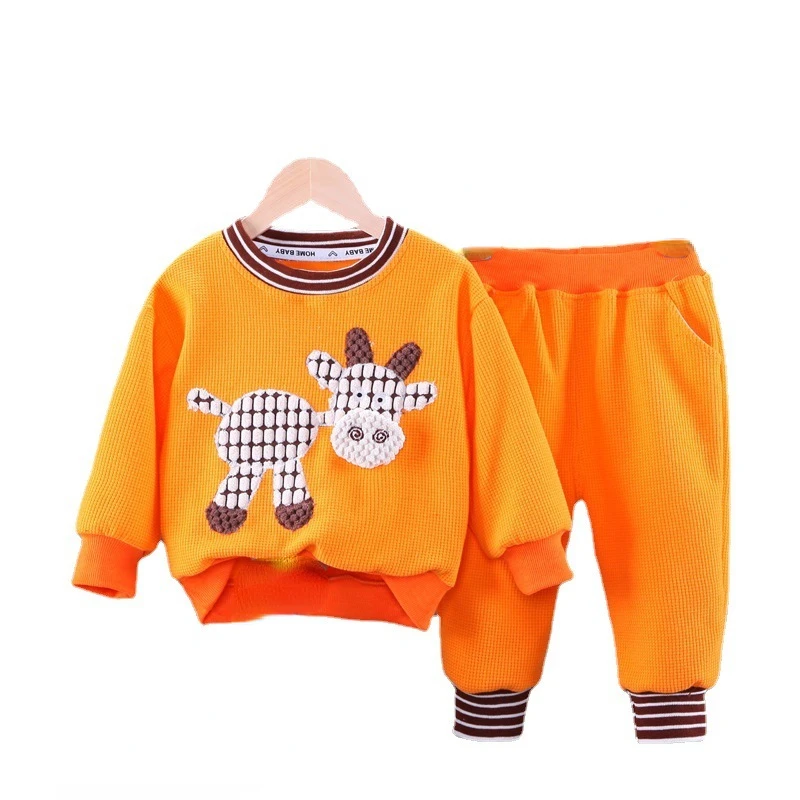 

New Spring Autumn Baby Girls Clothes Children Boys Casual Cotton T-Shirt Pants 2Pcs/Sets Toddler Costume Infant Kids Sportswear