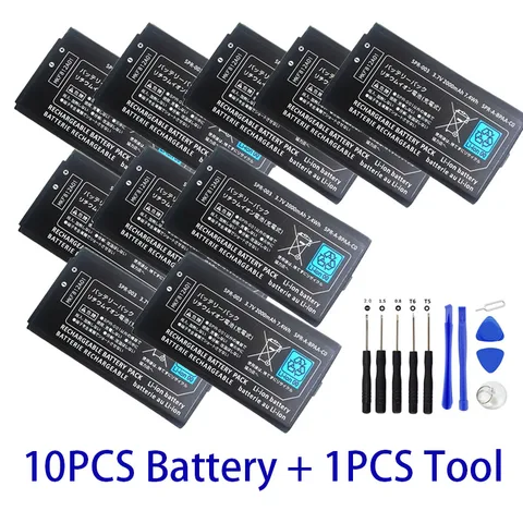 SPR-003 литий-ионный аккумулятор 2000 мАч для игровой консоли Nintendo 3DSLL 3DSXL 3DS ll SPR003 аккумуляторы с инструментами