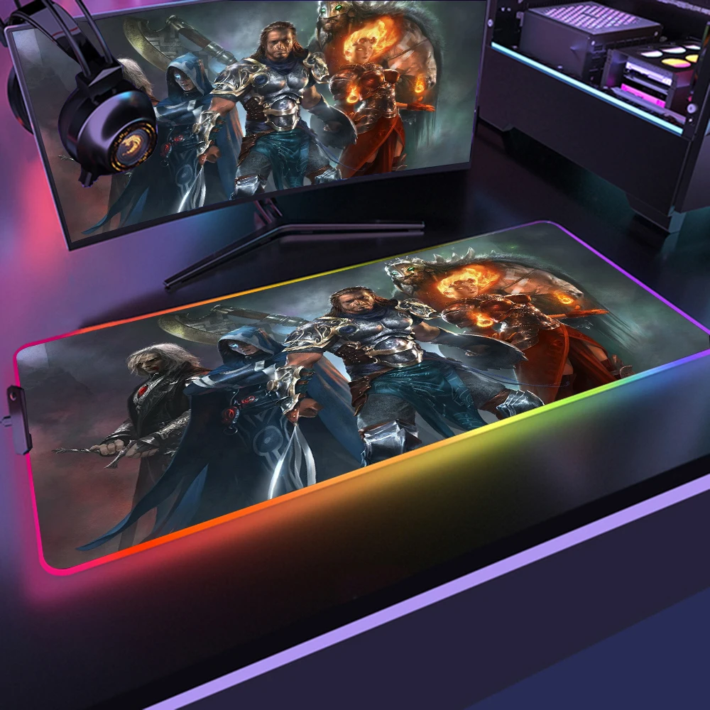 

rgb mouse pad gamer Gamer cabinet mats desk accessories office accessories pc accessories magic patriarch mouse pad 900x400