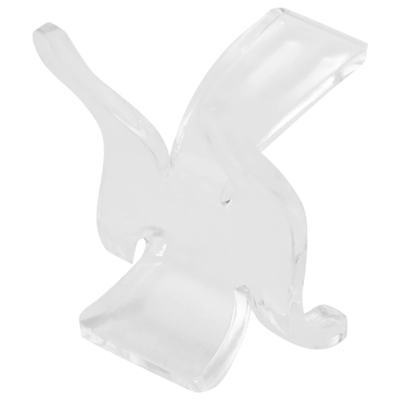 

25 Pieces Acrylic Display Holder Clear Plastic Display Easel Stands Acrylic Display Easel Holders For Rock Mineral Agate