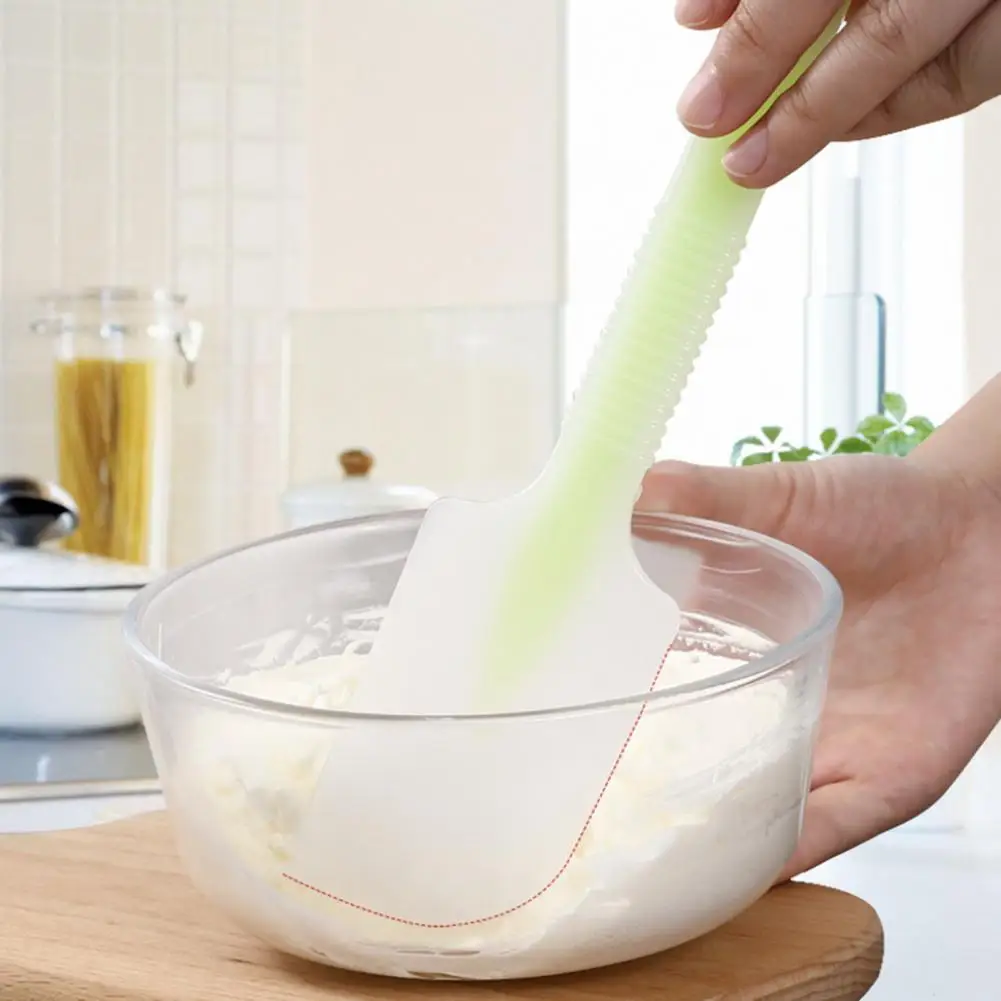 

Safe Food Spatula Ergonomic Silicone Cake Scraper Non-stick Multi-purpose Spatula for Comfortable Grip Baking Accessory Baking