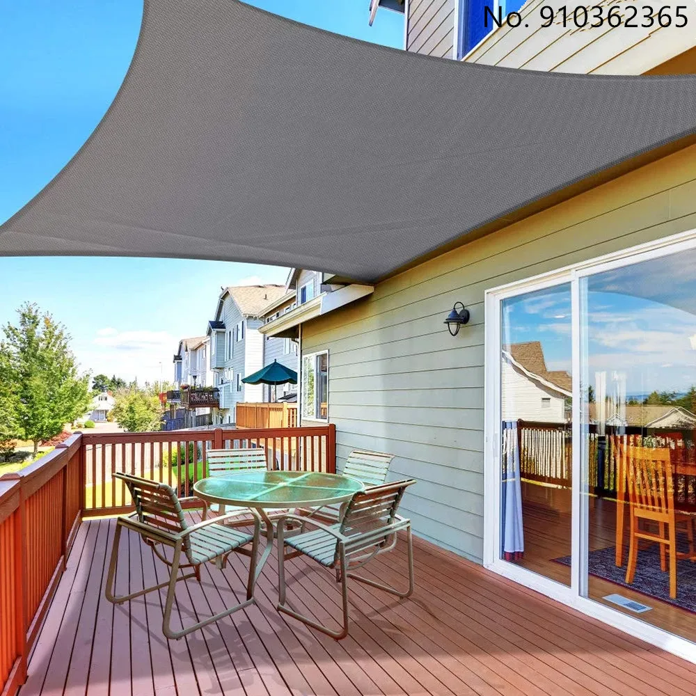 

2022 Solid Color 300D Waterproof Polyester Shade Sail, Triangle, Rectangle, Square Awning for Outdoor Garden Beach Terrace Pool