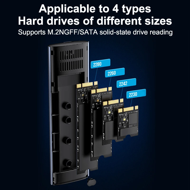 Адаптер для SSD-накопителя USB 3 1 Gen на M.2 SATA NGFF внешний твердотельный накопитель