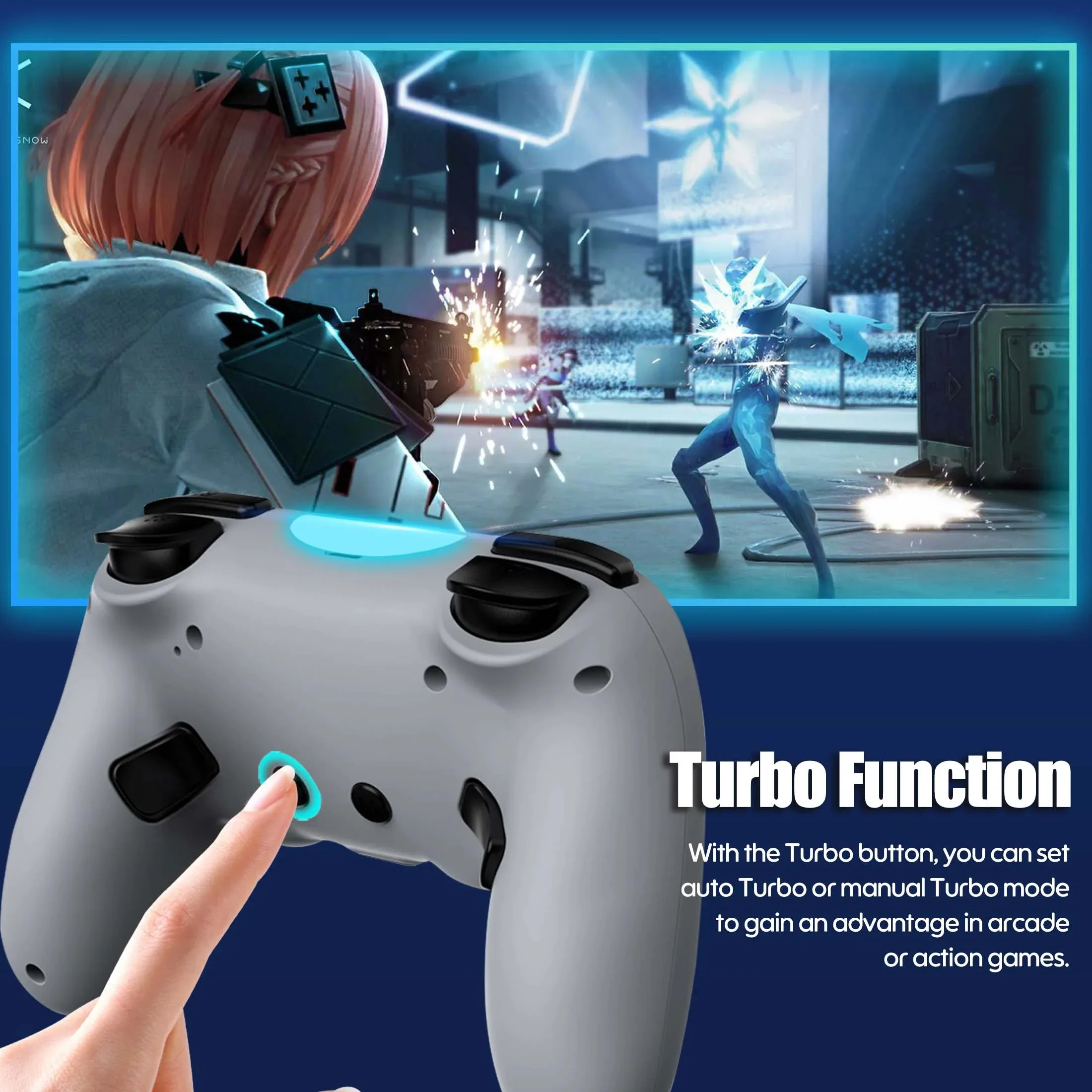 Контроллер Playstation 5 Bluetooth-геймпад для PS5 консоль mando с функцией программирования