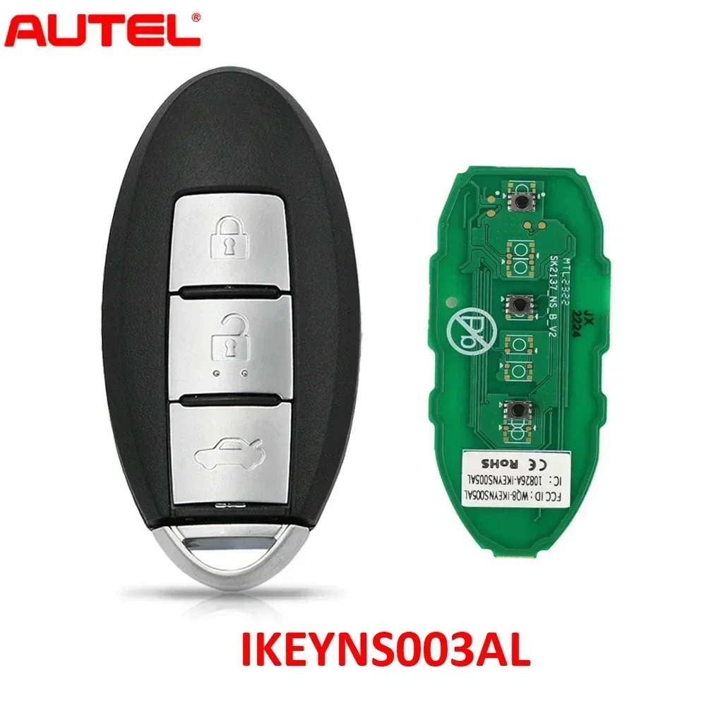 

Умный ключ AUTEL NS003AL NS004AL NS005AL для Nissan, используемый с MaxiIM KM100 KM100E IM508 IM608 PRO MAXIIM IKEY -стиль